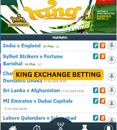 Online sportsbook King Exchange